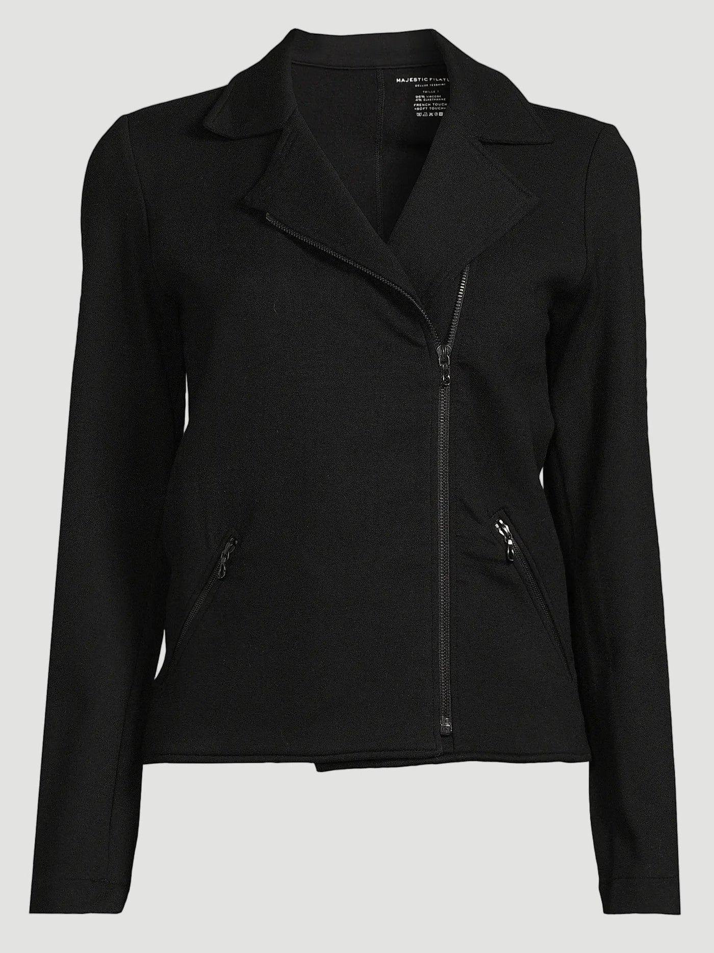 Luxury French Terry Moto Jacket | Jackets for Women – Majestic