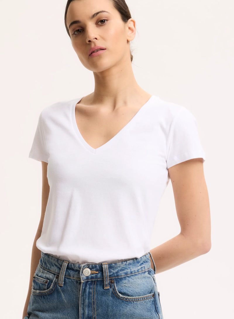Soft Touch Short Sleeve V-Neck T-Shirt