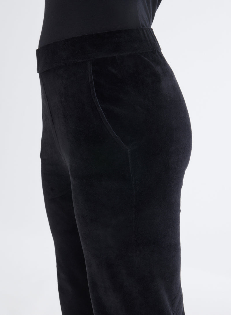 Velour Wide Leg Pant