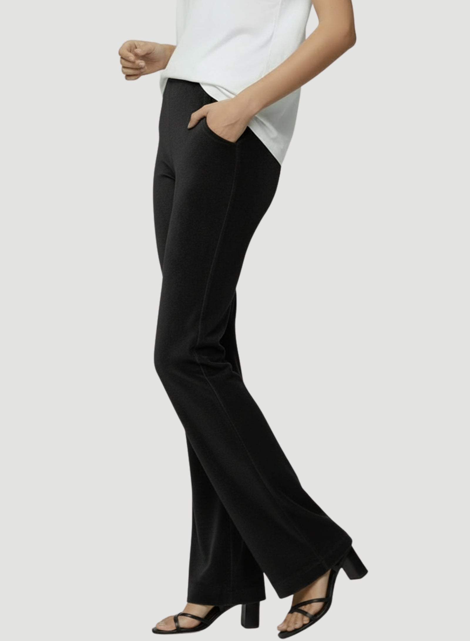 Velour Wide Leg Pant | Wide Leg Pants for Women – Majestic