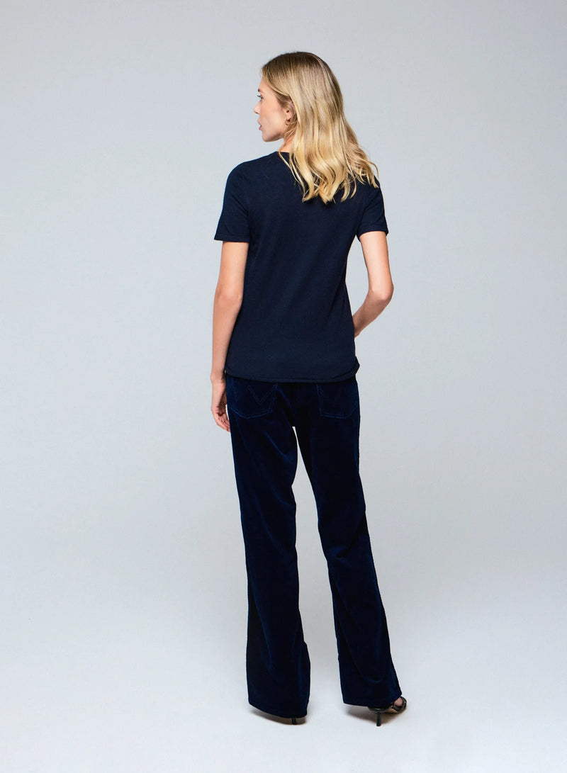 100% Machine Washable Cashmere Short Sleeve Crewneck T-Shirt - CREW S/S - Majestic Filatures North America