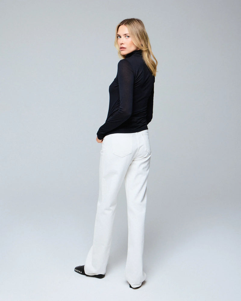 100% Machine Washable Cashmere Long Sleeve Turtleneck - TURTLENECK L/S - Majestic Filatures North America
