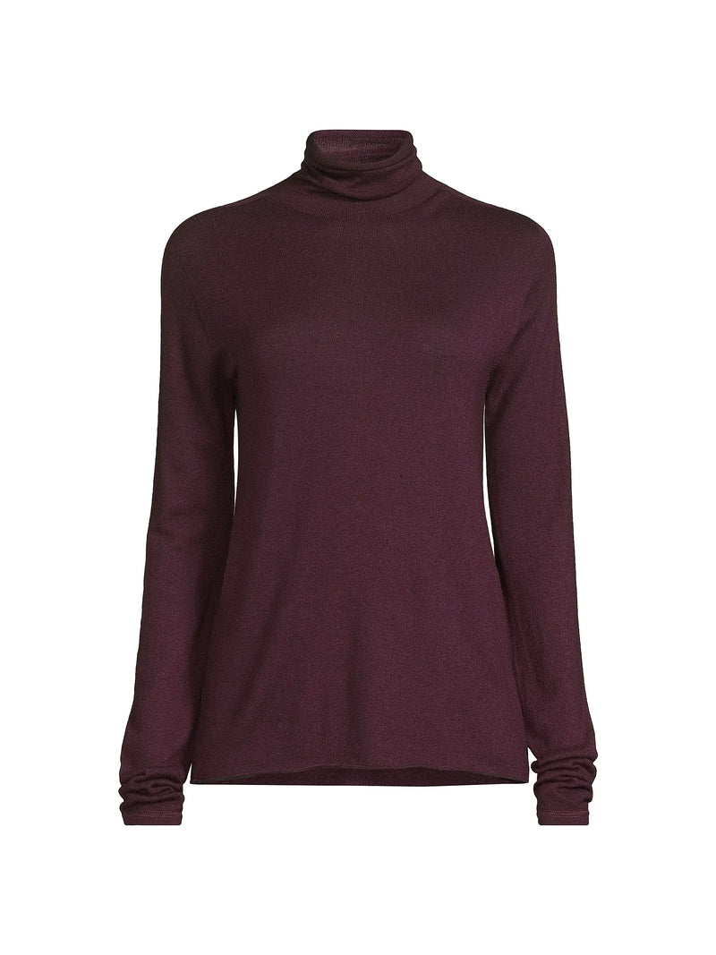 100% Machine Washable Cashmere Long Sleeve Turtleneck - TURTLENECK L/S - Majestic Filatures North America