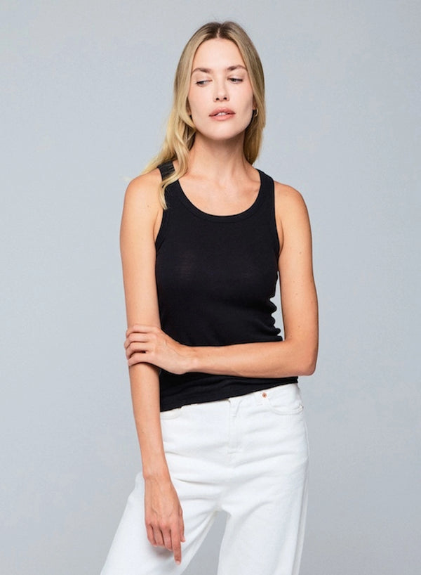 Lyocell Cotton Baby Rib Tank - TANK - Majestic Filatures North America