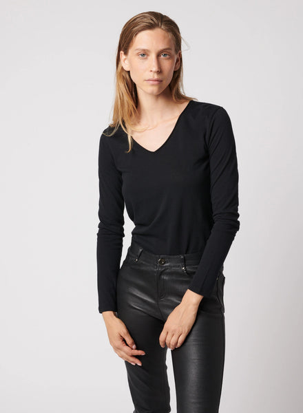majestic filatures deluxe tricot【size S】 Soft touch long sleeve crewneck shirt – Majestic Filatures