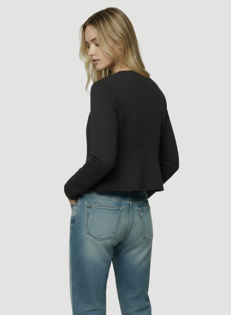 Luxury French Terry Moto Jacket | Jackets for Women – Majestic