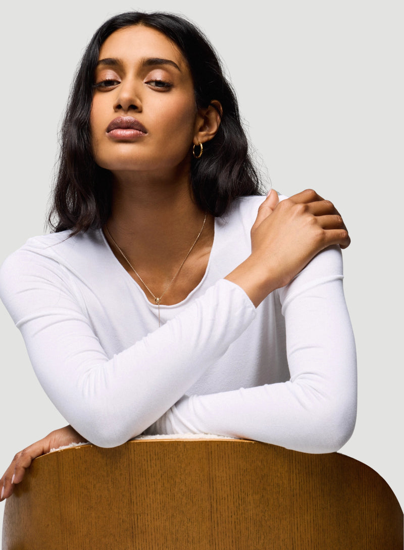 Soft Touch Long Sleeve Merrow Edge Boatneck T-Shirt