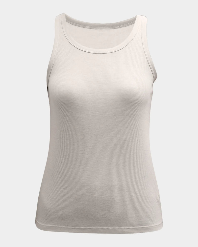 Lyocell Cotton Baby Rib Tank - TANK - Majestic Filatures North America