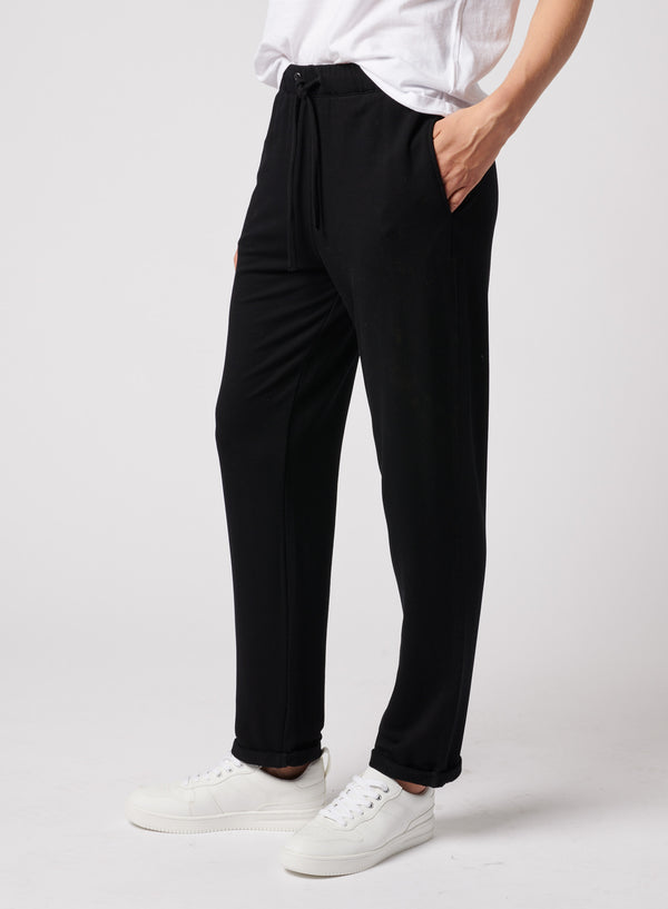 French Terry Drawstring Pant With Cuff - BOTTOMS - Majestic Filatures North America