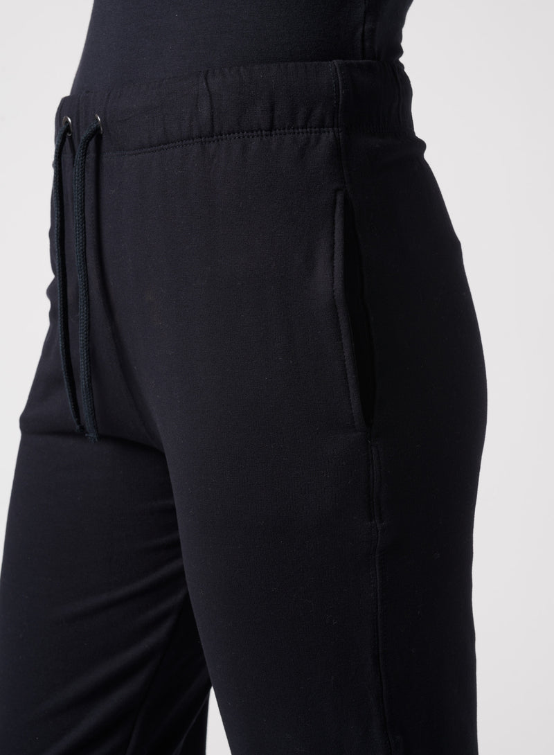 French Terry Drawstring Pant With Cuff - BOTTOMS - Majestic Filatures North America